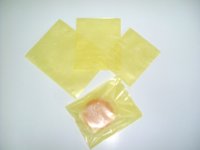 ガス袋 半折パック カラー雲龍和紙 （小・黄色）100x120ｍｍ