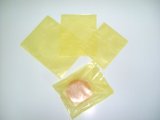 画像: ガス袋 半折パック カラー雲龍和紙 （大・黄色）135x170ｍｍ